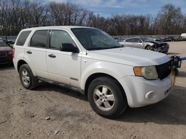 1FMCU03158KC98403 - 2008 FORD ESCAPE XLT WHITE photo 4