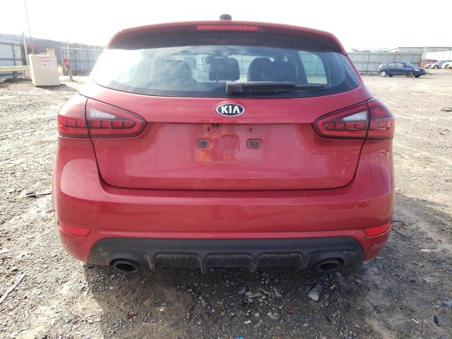 3KPFN5A3XHE139217 - 2017 KIA FORTE EX RED photo 6