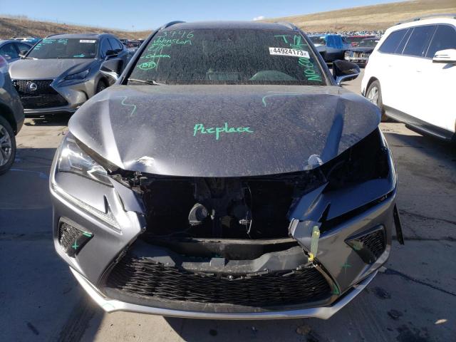 JTJYARBZ7K2117207 - 2019 LEXUS NX 300 BASE ნაცრისფერი ფოტო 5