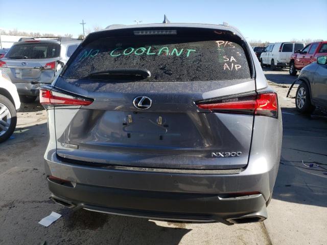JTJYARBZ7K2117207 - 2019 LEXUS NX 300 BASE ნაცრისფერი ფოტო 6