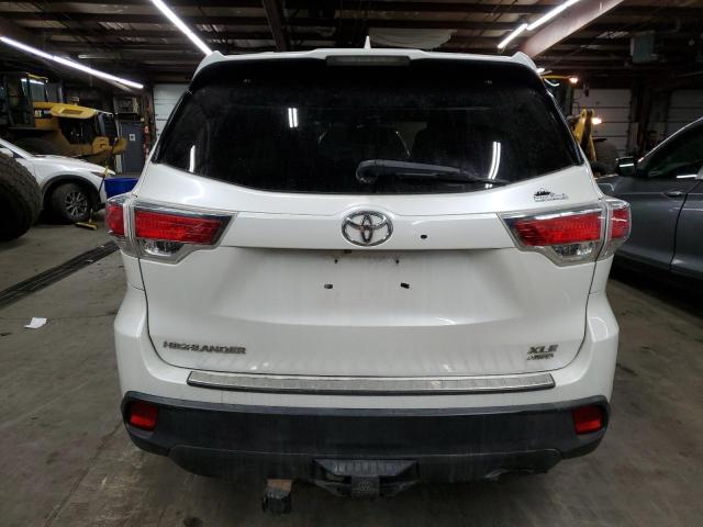 5TDJKRFH8ES048771 - 2014 TOYOTA HIGHLANDER XLE 白色 照片 6