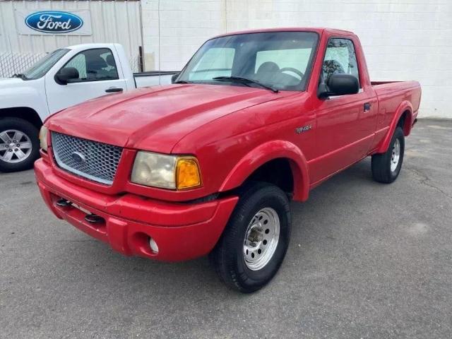 1FTYR10U31PA17482 - 2001 FORD RANGER RED photo 2