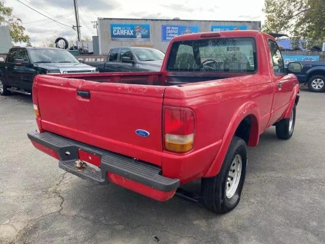 1FTYR10U31PA17482 - 2001 FORD RANGER RED photo 4