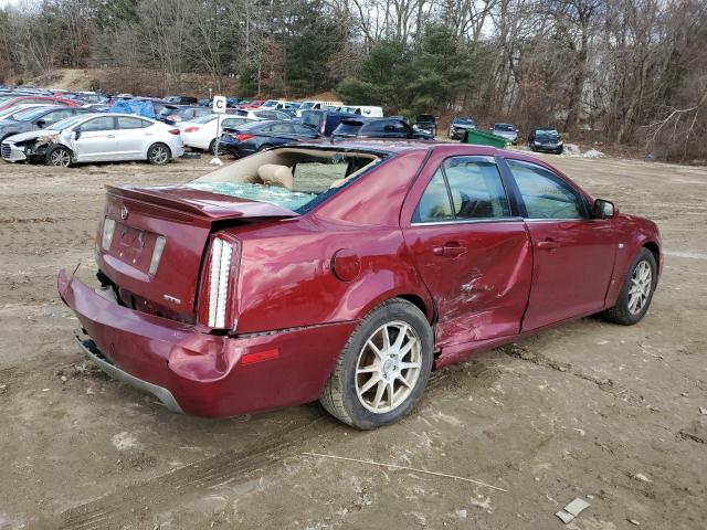 1G6DW677860198957 - 2006 CADILLAC STS BURGUNDY photo 3