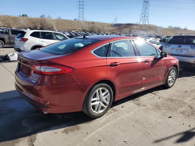 3FA6P0HD6ER315993 - 2014 FORD FUSION SE BURGUNDY photo 3