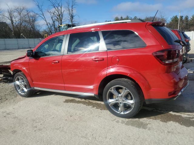 3C4PDDGG4HT575293 - 2017 DODGE JOURNEY CROSSROAD RED photo 2