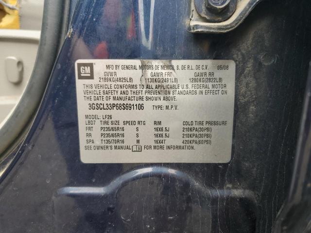 3GSCL33P68S691106 - 2008 SATURN VUE XE BLUE photo 13