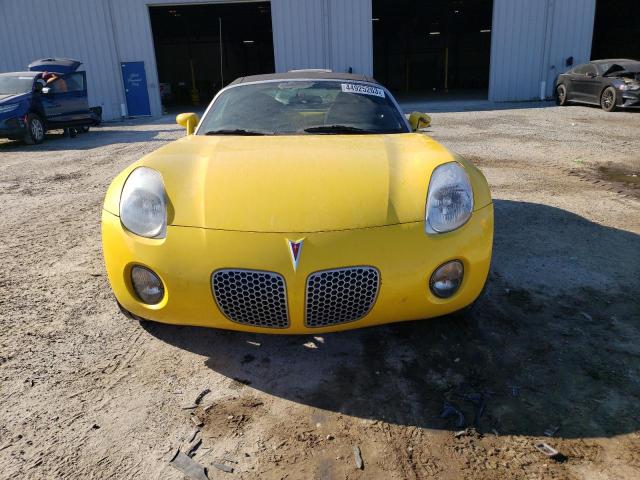 1G2MB35B17Y140386 - 2007 PONTIAC SOLSTICE YELLOW photo 5