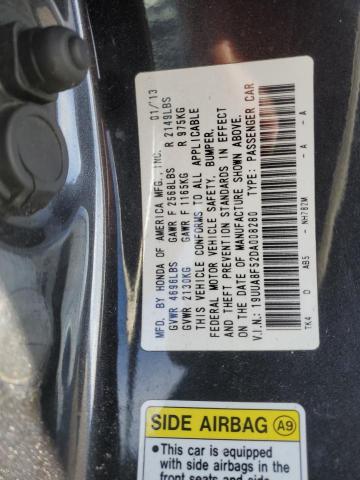 19UUA8F52DA008280 - 2013 ACURA TL TECH GRAY photo 13