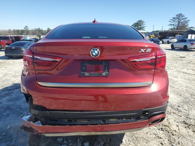 5UXKU0C51J0G69806 - 2018 BMW X6 SDRIVE35I BURGUNDY photo 6