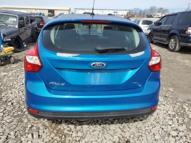 1FAHP3K29CL226030 - 2012 FORD FOCUS SE BLUE photo 6