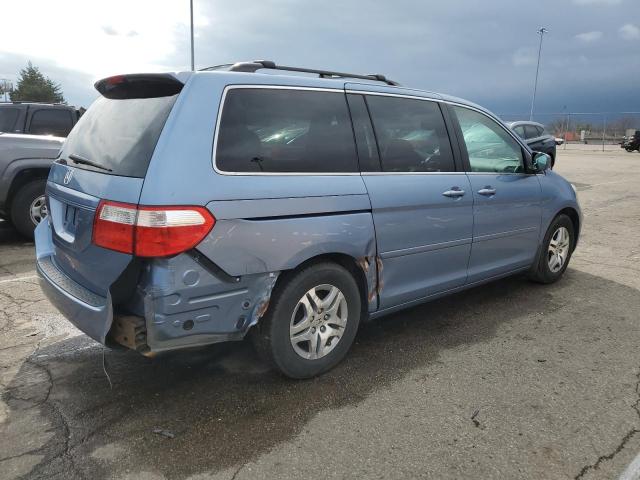 5FNRL38747B035377 - 2007 HONDA ODYSSEY EXL BLUE photo 3