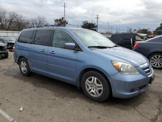 5FNRL38747B035377 - 2007 HONDA ODYSSEY EXL BLUE photo 4