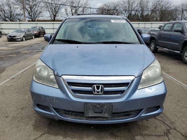 5FNRL38747B035377 - 2007 HONDA ODYSSEY EXL BLUE photo 5