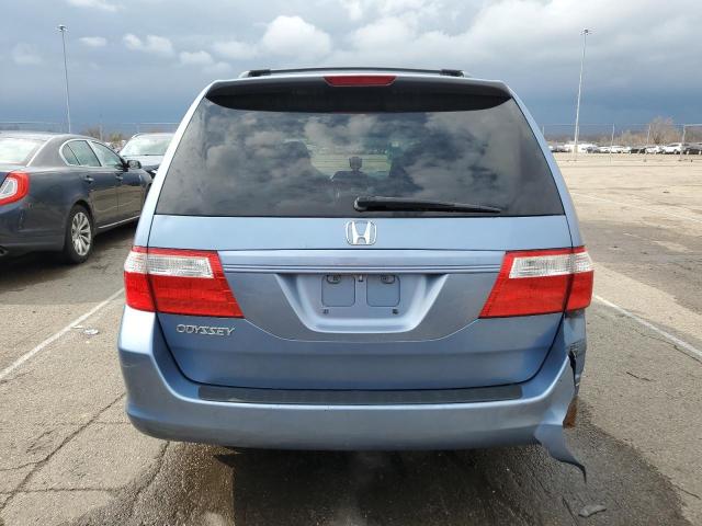 5FNRL38747B035377 - 2007 HONDA ODYSSEY EXL BLUE photo 6