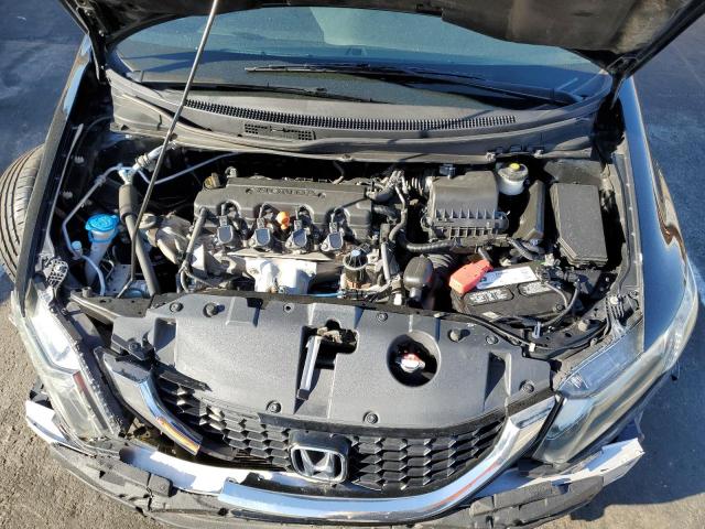 19XFB2F98FE242119 - 2015 HONDA CIVIC EXL შავი ფოტო 11