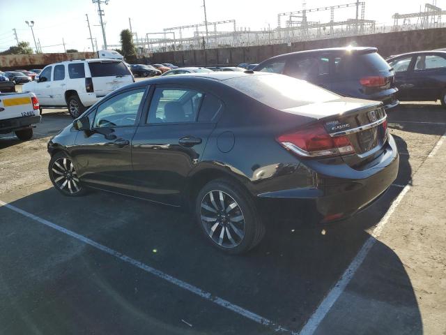 19XFB2F98FE242119 - 2015 HONDA CIVIC EXL შავი ფოტო 2