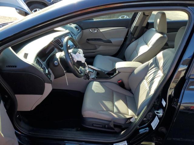 19XFB2F98FE242119 - 2015 HONDA CIVIC EXL შავი ფოტო 7