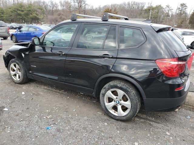 5UXWX5C52BL714464 - 2011 BMW X3 XDRIVE28I BLACK photo 2