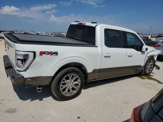 1FTFW1ED3PFD28420 - 2023 FORD F150 SUPERCREW WHITE photo 3