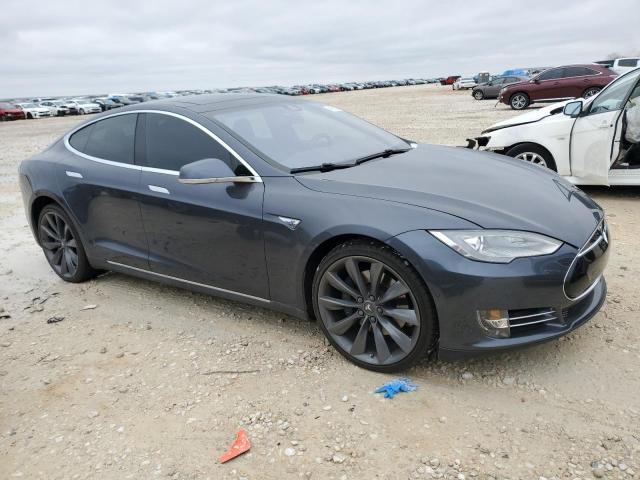 5YJSA1S15EFP60290 - 2014 TESLA MODEL S CHARCOAL photo 4