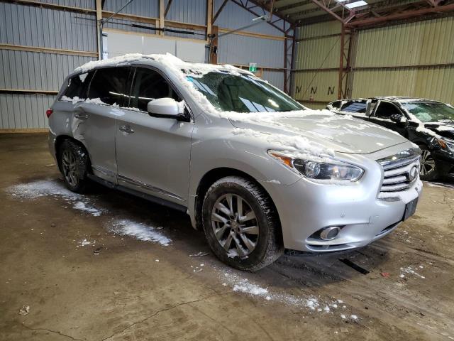 5N1AL0MM6DC335501 - 2013 INFINITI JX35 SILVER photo 4