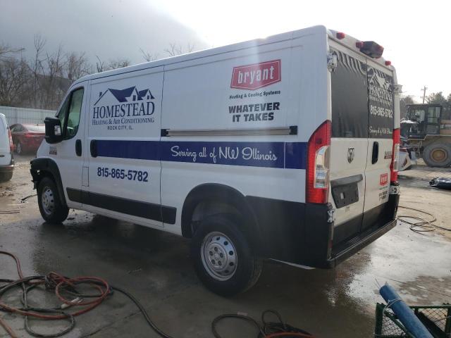 3C6TRVAG0KE511995 - 2019 RAM PROMASTER 1500 STANDARD WHITE photo 2