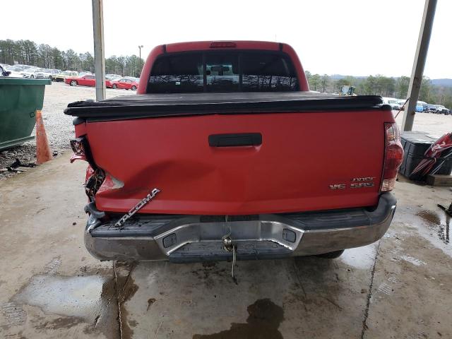 3TMJU62N57M034088 - 2007 TOYOTA TACOMA DOUBLE CAB PRERUNNER RED photo 6