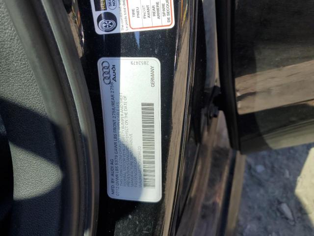 WAUHGAFC9DN028620 - 2013 AUDI A6 PRESTIGE შავი ფოტო 12