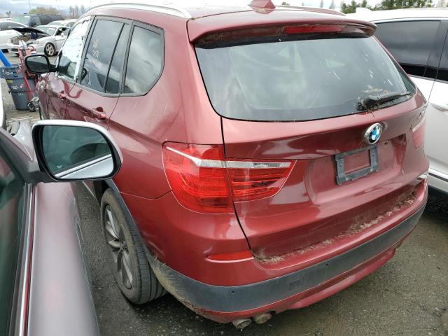 5UXWX5C53CL727211 - 2012 BMW X3 XDRIVE28I RED photo 2