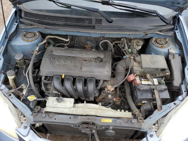 2T1KR32E64C257359 - 2004 TOYOTA COROLLA MA XR BLUE photo 11