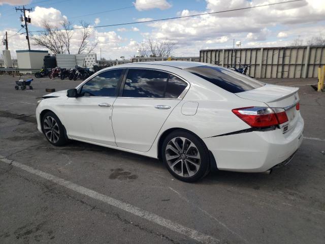 1HGCR2F56FA232043 - 2015 HONDA ACCORD SPORT WHITE photo 2