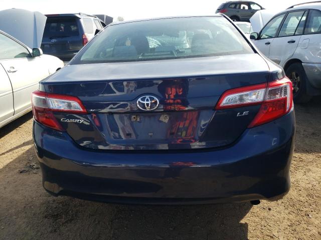 4T4BF1FK7ER426565 - 2014 TOYOTA CAMRY L BLUE photo 6