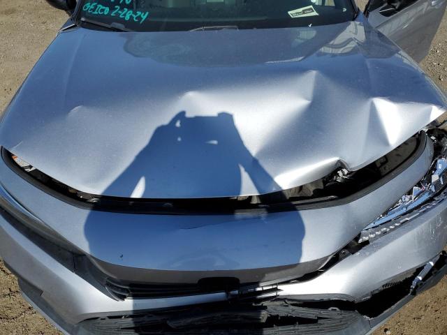 2HGFE2F58NH539027 - 2022 HONDA CIVIC SPORT SILVER photo 11