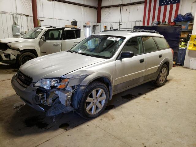 4S4BP61C376322859 - 2007 SUBARU LEGACY OUTBACK 2.5I SILVER photo 1