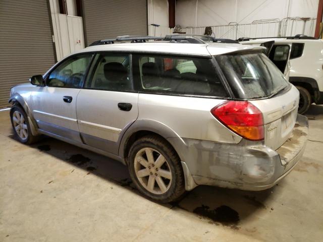 4S4BP61C376322859 - 2007 SUBARU LEGACY OUTBACK 2.5I SILVER photo 2