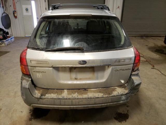 4S4BP61C376322859 - 2007 SUBARU LEGACY OUTBACK 2.5I SILVER photo 6