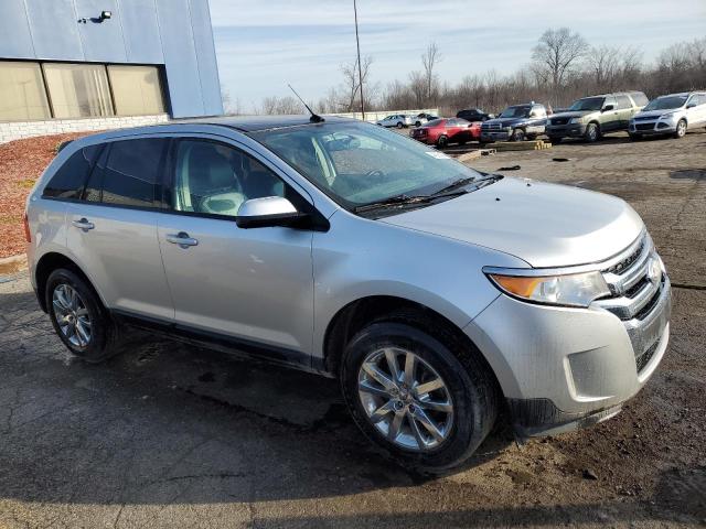 2FMDK3JC4EBA04527 - 2014 FORD EDGE SEL SILVER photo 4