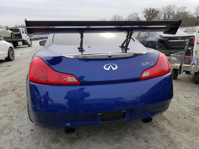 JN1CV6EL6DM981327 - 2013 INFINITI G37 BLUE photo 6