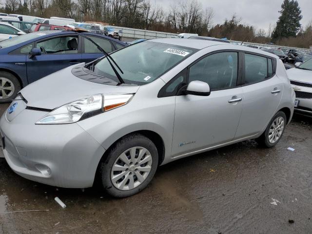 1N4BZ0CP9HC310929 - 2017 NISSAN LEAF S SILVER photo 1