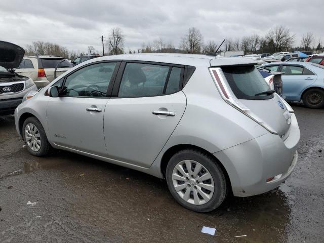 1N4BZ0CP9HC310929 - 2017 NISSAN LEAF S SILVER photo 2