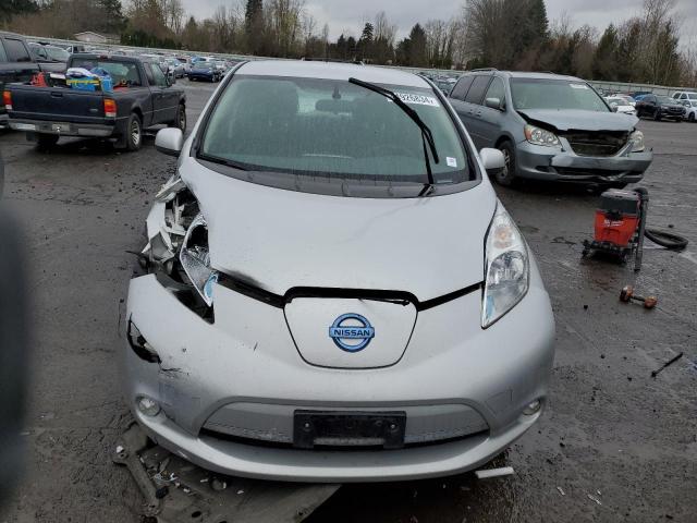 1N4BZ0CP9HC310929 - 2017 NISSAN LEAF S SILVER photo 5