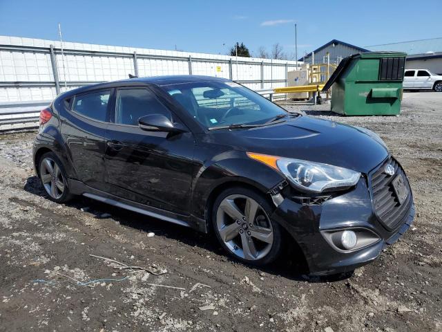 KMHTC6AE5DU122462 - 2013 HYUNDAI VELOSTER TURBO BLUE photo 4