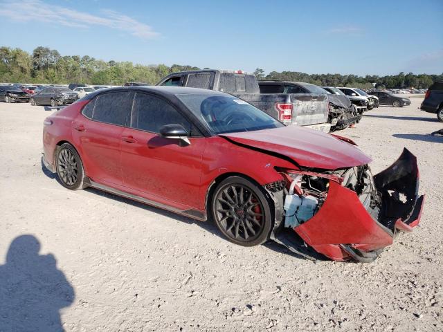 4T1NZ1AK9LU042354 - 2020 TOYOTA CAMRY TRD RED photo 4