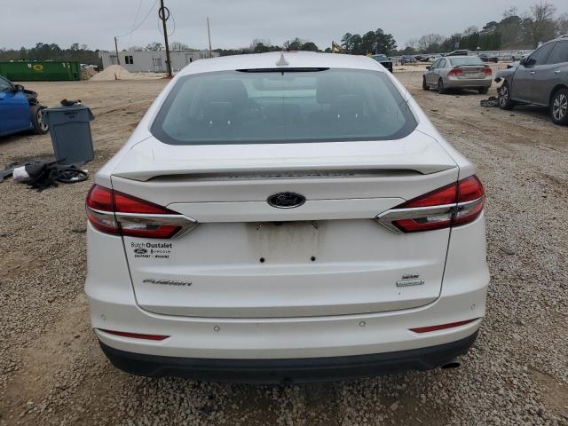 3FA6P0HD5KR280536 - 2019 FORD FUSION SE WHITE photo 6