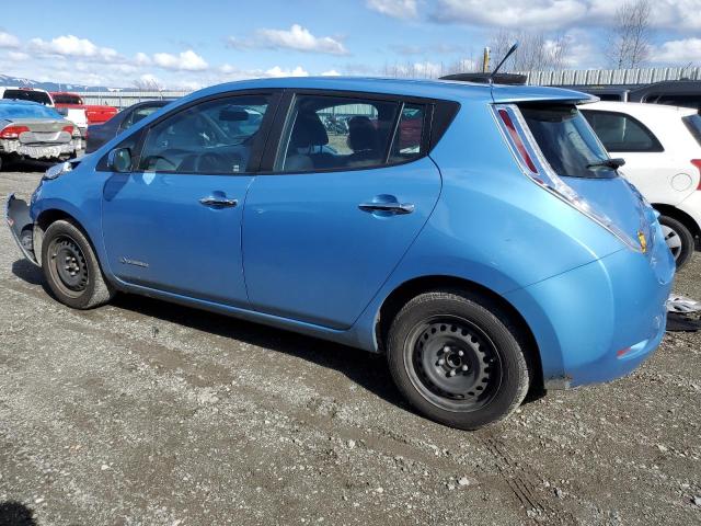 1N4AZ0CP4DC413827 - 2013 NISSAN LEAF S BLUE photo 2