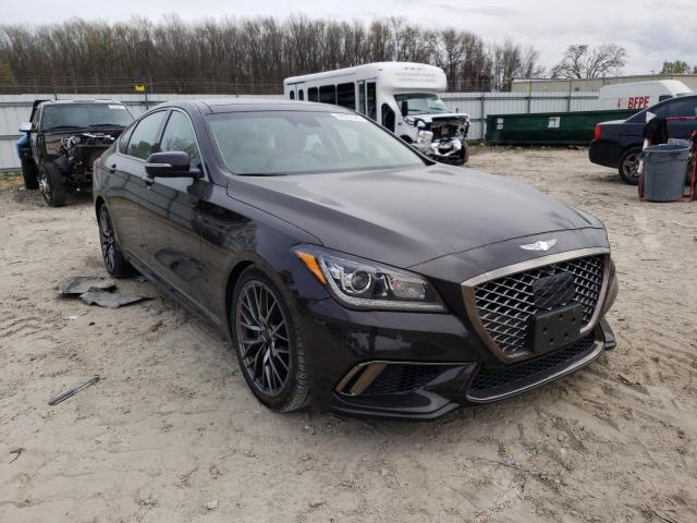 KMHGN4JE8KU295941 - 2019 GENESIS G80 BASE BROWN photo 4