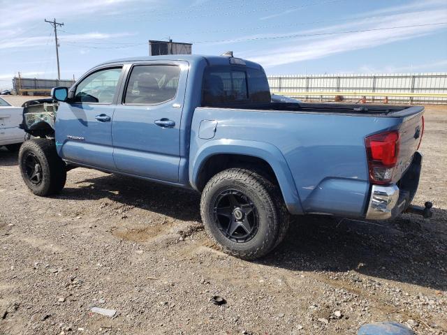 3TMCZ5AN4KM226939 - 2019 TOYOTA TACOMA DOUBLE CAB BLUE photo 2