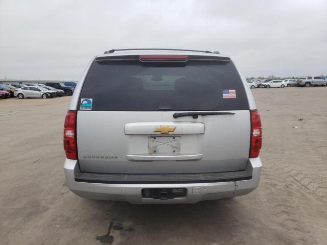 1GNSCJE06DR358307 - 2013 CHEVROLET SUBURBAN C1500 LT SILVER photo 6