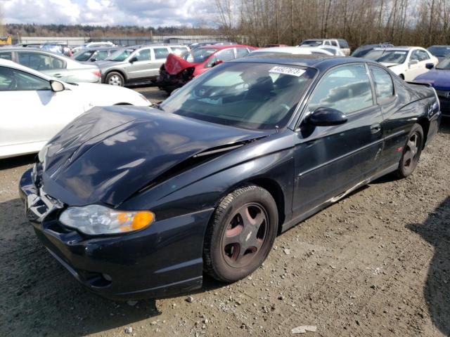 2G1WX15KX49125789 - 2004 CHEVROLET MONTE CARL SS BLACK photo 1